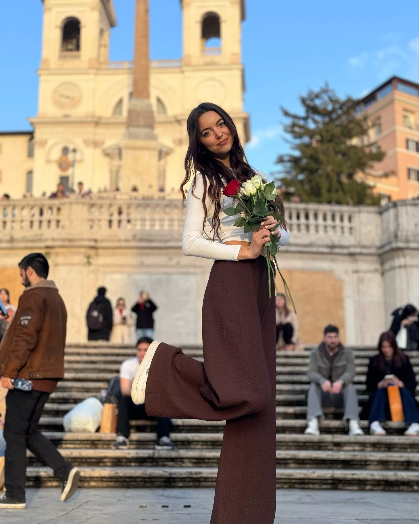 Angelika Żmijewska zachwyca w Rzymie! Gwiazda disco polo olśniewa urodą i stylem
